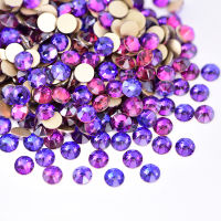 New Colors Purple Velvet 2088 Glitter Nail Art Rhinestones 1440pcsbag Flatback Crystal Glass Non Hot Fix Stones F5555