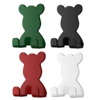 Wall Hooks Creative Adhesive Hook Creative Adhesive Key Hooks with Cute Bear Shape Double Hook for Wall with Strong Bearing Capacity for Bedroom Kitchen exceptional