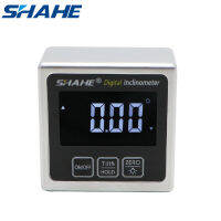 Shahe Alas Magnetik มาตรวัดการเอียงตัวป้องกันดิจิทัลโลหะ360องศากล่องระดับอิเล็กทรอนิกส์ตัวหามุมดิจิตอล