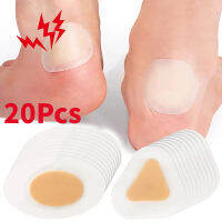 20Pcs Gel Heel Protector Foot Patches Adhesive Blister Pads Heel Liner Shoes Stickers Pain Relief Plaster Foot Care Cushion Grip