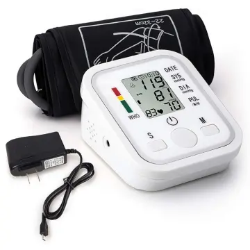 Blood Pressure Monitor for Home Use with Large LCD Display,Annsky Digital  Upper Arm Automatic Measure Blood Pressure and Heart Rate Pulse,2 Sets of