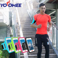 Yoomee Armband สำหรับโทรศัพท์ Armband เหมาะกับออกกำลังกายออกกำลังกายกันน้ำโทรศัพท์มือถือที่วางโทรศัพท์ที่มีการเข้าถึงรหัสลายนิ้วมือ, คีย์ผู้ถือ &amp; สายนาฬิกาปรับได้สีดำ