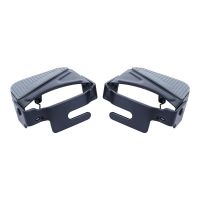 Folded Bike Parts Cycling Child Rear Seat Pedal Steel Stand Footpegs Bicycle Rear Pedals Folding Pedal Bike Footrest