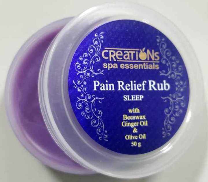 Creations Spa Essentials Pain Relief Rub Sleep Original Violet
