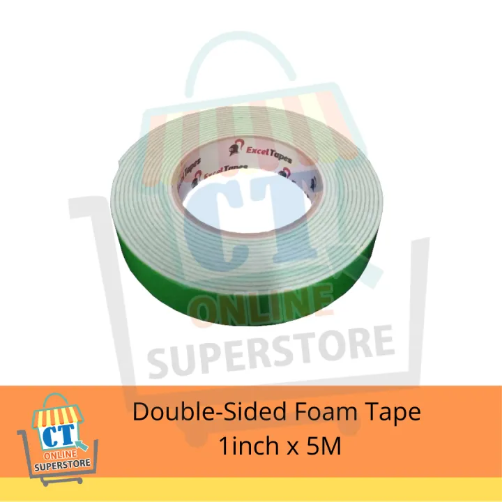 Double Sided Foam Tape 1inch X 5m Sold Per Pc Lazada Ph