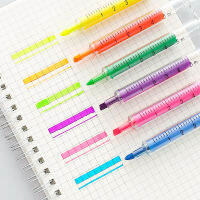 6 Colors Optional Multicolor Highlighter Pen Precision Crossed Syringe Stationery Needle Tube Fluorescent Watercolor Wholesale-Yuerek