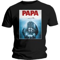 Top Tees อย่างเป็นทางการ Ghost T เสื้อ Papa Jaws Black Mens Unisex Classic Rock Metal Tee New