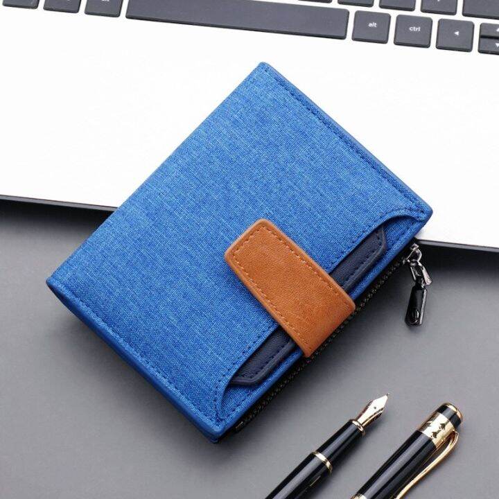 jh-men-wallet-canvas-and-pu-leather-gray-blue-black-short-male-purse-hasp-zipper-credit-card-holder-case-wallet-for-men-money-bag