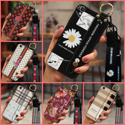 Original Fashion Design Phone Case For OPPO R7 Anti-knock classic Soft Case waterproof Lanyard Small daisies silicone