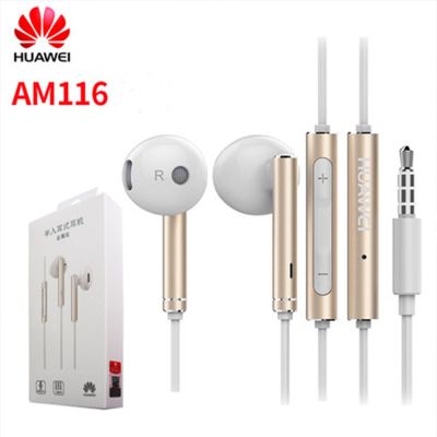 AM115 9 P9สำหรับชุดหูฟังไมโครโฟนดั้งเดิม P8 P7หูฟัง3.5มม. 5X P10 6X บวก7 Am116 Mate 8หูฟัง &amp; ชุดหูฟัง