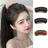 【CW】 Invisible Fluffy Hair Sponge Clip Puff Cushion Bun Bump It Up Volume Base And Accessory