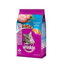 Whiskas Pockets Adult Ocean Fish วิสกัสพ็อกเกต สูตรแมวโต รสปลาทะเล 1.2Kg