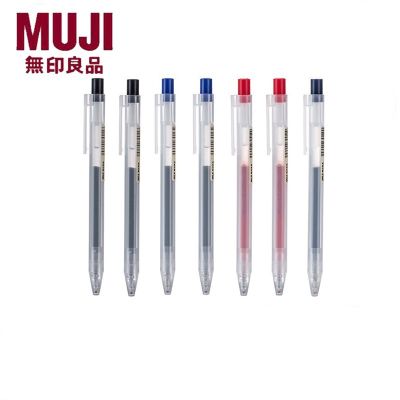 【flash sale】MUJI ปากกาและไส้ปากกาเจล แบบกด ขนาด 0.5 มม.