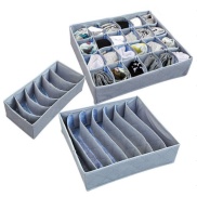 Selling 3pcs set Foldable Drawer Organizers Storage Box Case For Bra Ties