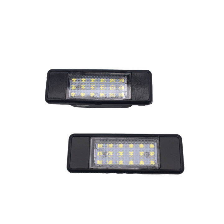 2x-18-led-smd-ใบอนุญาตหมายเลขทะเบียนแสงโคมไฟ6000พัน9682403680สำหรับเปอโยต์106-207-307-308สำหรับซีตรอง-c3-c4-c5-c6