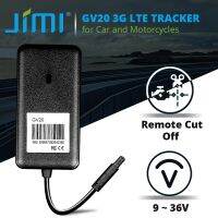 GV20 Jimi เครื่องติดตามยานพาหนะจีพีเอส3G เครื่องมือติดตามเรียลไทม์มัลติฟังก์ชั่นกันน้ำแบบเรียลไทม์ตัดจากระยะไกลสำหรับรถยนต์หรือมอเตอร์ไซค์