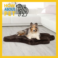 ที่นอนสุนัขใหญ่ เมมโมรี่โฟม ที่นอนสุนัขโต 101x88x5cm. สีน้ำตาล (1ชุด) Dog Bed Large Washable Fur Pet Mat Memory Foam Pet Bed 101x88x5cm. Brown Color (1unit)