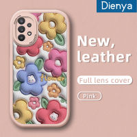 A32ปลอกสำหรับ Samsung Dienya เคส5G M32 5G A32 4G A33 5G ลายกระต่ายดอกไม้การ์ตูนเคสใส่โทรศัพท์หนังเคสมือถือกันกระแทกซิลิโคนนิ่มป้องกันการตกพร้อมเคสป้องกันกล้องเลนส์คลุมทั้งหมด