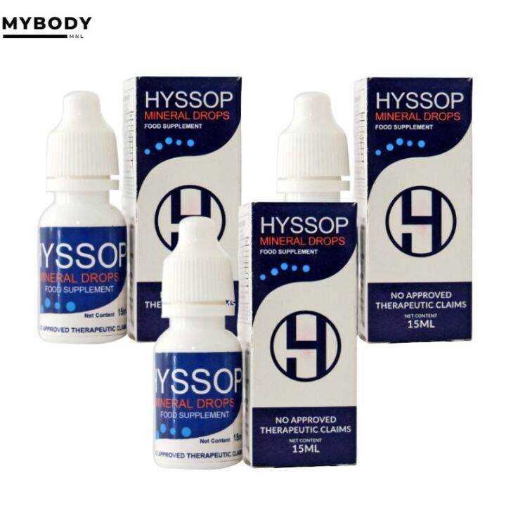 3 Bottles of Hyssop Mineral Drops Helps Eye Related Problems Glaucoma ...