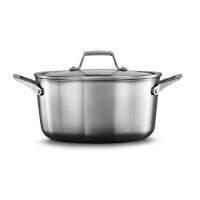 ภาชนะสแตนเลส6-Quart Stockpot พร้อมฝาปิด