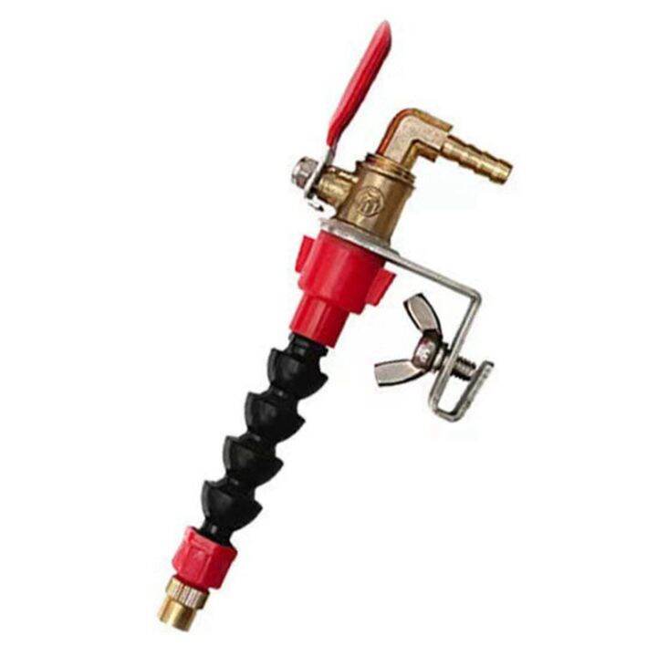 3.5mm Round Nozzle Flexible Cooling Tube With Metal Valve For CNC, Milling & Lathe Machines