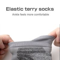 Mens Sport Sock With Terry Quick Dry Breathable Jogging Sock Running Sock Basketball Sock