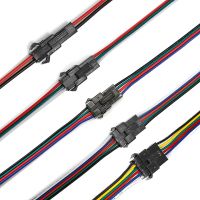 【DT】 hot  2/3/4/5/6pin 22/20AWG SM JST LED Connector Cable 2 Pin LED Strip Wire Connectors For RGB WS2812B Pixel Light Module Solar Pannel