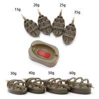 Chloeh Hornbye Shop Inline Method Carp Fishing Feeder Set 4 Feeders 15/20/25/35g 30/40/50/60g Mould