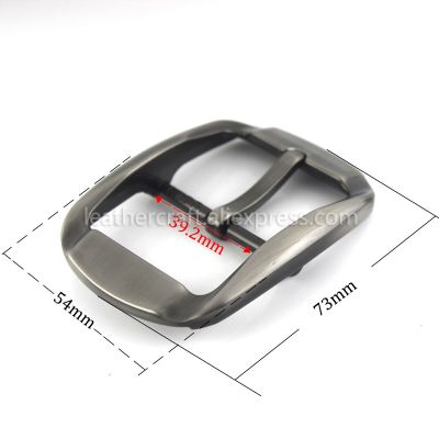 ：“{—— 1X 40Mm Metal Belt Buckle Center Bar Single Pin Buckle Mens Fashion Belt Buckle For 37-39Mm Belt Leather Craft Accessories