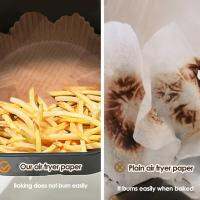 Baking Papers 50Pcs Novel Easy to Use Safe  Disposable Design Fryer Papers Restaurant Accessory