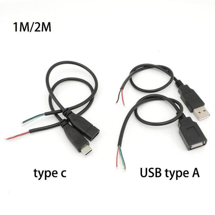 24 Pin Usb Female Jack Usb Type C Male Female Connector Power Supply Data Line Charging Cable 5227