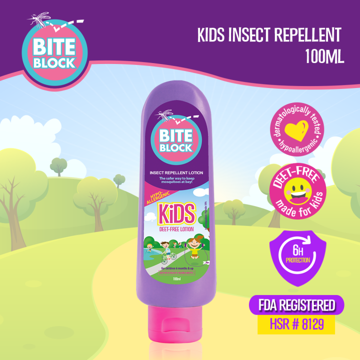 Bite Block Kids Insect Repellent 100mL Lotion Lazada PH
