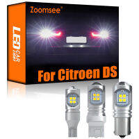 Zoomsee 2ชิ้นสีขาวย้อนกลับ LED สำหรับซีตรอง DS 3 4 5 DS3 DS4 DS5 DS 5LS Canbus ภายนอกสำรองด้านหลังหลอดไฟแสงยานพาหนะชุด