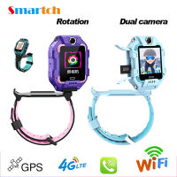 696 4G Smartwatch Phone Kids Android IP68 Waterproof GPS WiFi LBS Location SIM Dual Camera 360-degree Rotation Child Smart watch