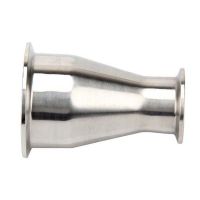 2 x 1.5 Sanitary Stainless Steel Tri Clover Compatible Clamp Ferrule Reducer Adapter SS304 Homebrew Brewing