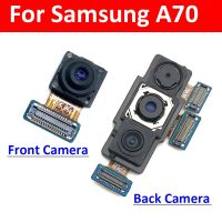 กล้องหน้าเหมาะสำหรับ Samsung A70 A705 A705F หลังกล้องหลังใหญ่ชิ้นส่วนอะไหล่โมดูลกล้องหลักเฟล็กซ์