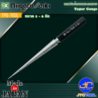 Niigata seiki SK เตเปอร์เกจทรงกรวย ขนาด 1 - 6มิล รุ่น TPG-710A - Circular Taper Gauge No.TPG-710A