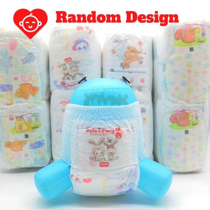 HeartBaby Ultrathin Korean Diaper pants RANDOM DESIGN One Pack by 50