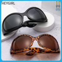 HEYGIRL UV400แว่นตากันแดดขนาดใหญ่กีฬาแว่นตากันแดดผู้ชายผู้หญิงที่ผิดปกติ