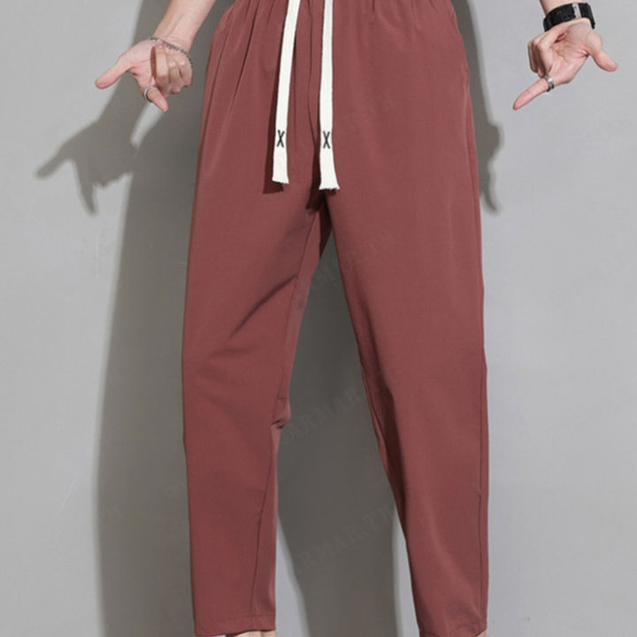 carmar-กางเกงผ้าโพลีเอสเตอร์ชายสไตล์สปอร์ต-สีสันสดใส-ใส่สบาย