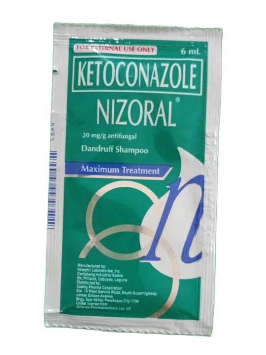 Nizoral Shampoo Ketoconazole Dandruff Shampoo 6ml Lazada Ph 1979