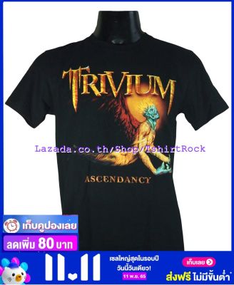 เสื้อวง TRIVIUM ทริเวียม ไซส์ยุโรป เสื้อยืดวงดนตรีร็อค เสื้อร็อค  TVM1770 ฟรีค่าส่ง