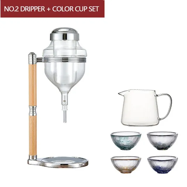 Japan Sake Crystal Ice Cooling Glass Wine Cooler Bottle Warm Hot Beer Separator Wineware Carafe