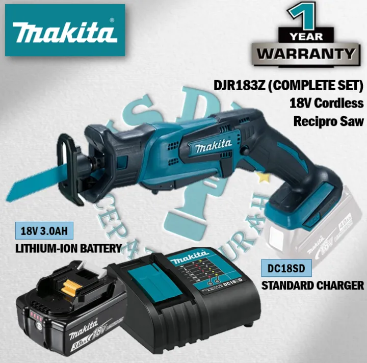 MAKITA DJR183Z 18V Cordless Recipro Saw 『1 Year Warranty』『100 Original