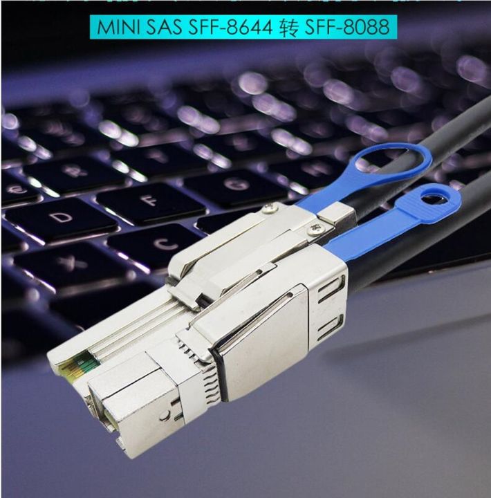 sff-8088ภายนอกมินิ-sas-เพื่อมินิ-sas-ความหนาแน่นสูง-hd-sff-8644สายเคเบิลข้อมูล1เมตร2เมตร