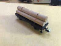 Brand new Tomix N Scale Log Transport Wagon..Tomix N Scale Log Transport Wagon ใหม่ล่าสุด