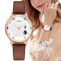 ZZOOI 2022 New Watch Women Luxury Delicate Small Dial Analog Quartz Fashion Leather Band Womens Watches Women Dress Clock Reloj Mujer