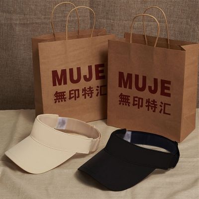 หมวกหมวกไหมพรมถักวิ่งของผู้หญิง Muji อบแห้งด้วยยูวีเงาหมวกเทนนิสกอล์ฟญี่ปุ่นซื้อมาในฤดูร้อน