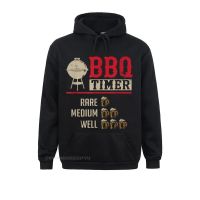 Funny Bbq Meat Cooking Timer Beer Grill Chef Barbecue Gift Hoodie Casual Normal Sweahoodies Company Cotton Mens Top Streetwear Size XS-4XL