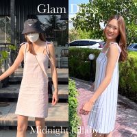 Glam dress เดรสตัวสั้น ผ้าฝ้ายลินิน